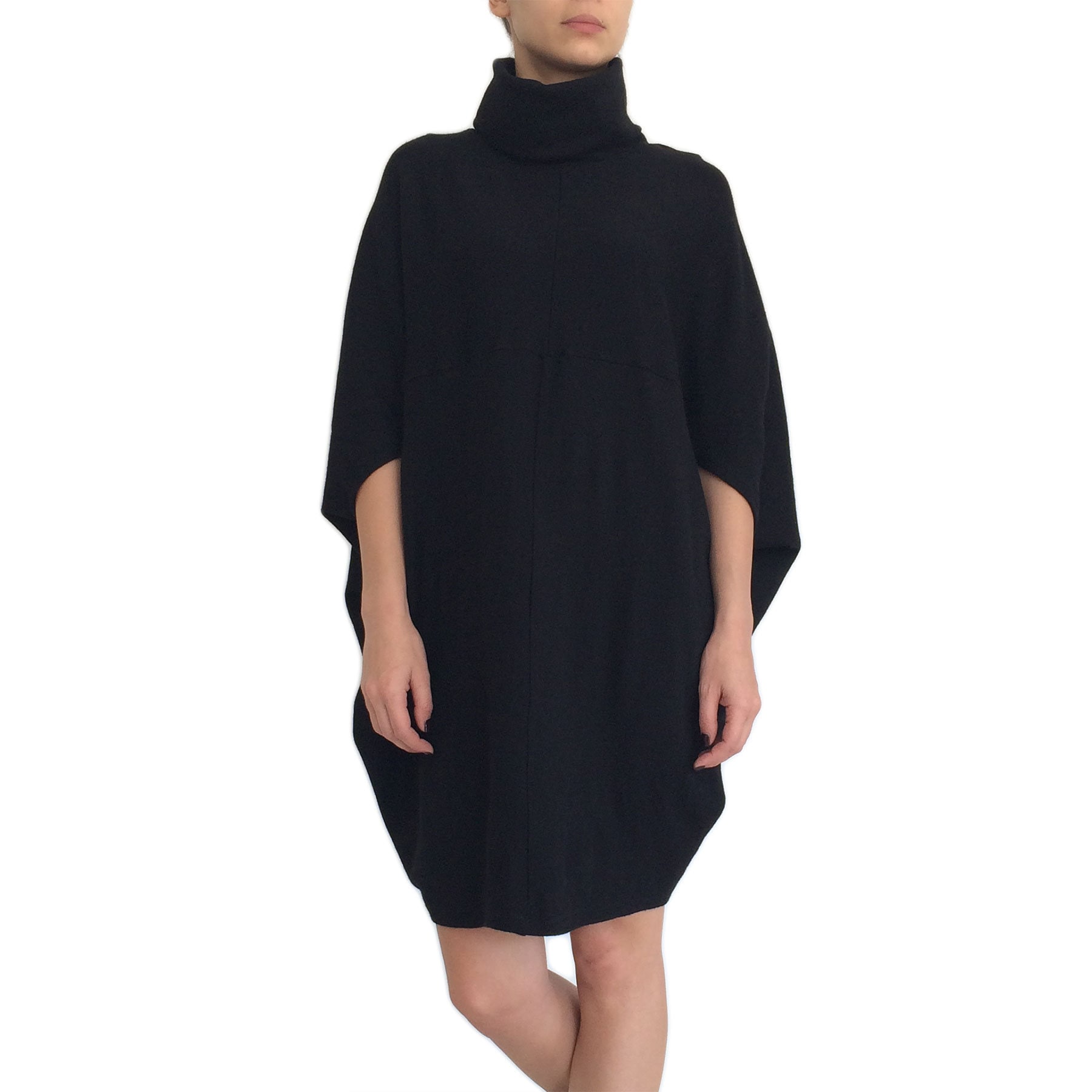 black sweater dress plus size