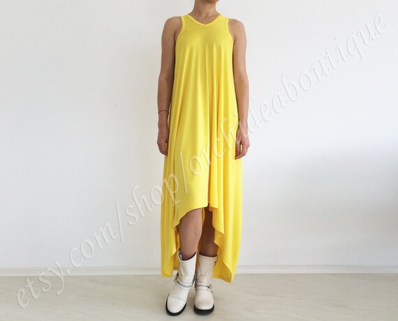 plus size canary yellow dress