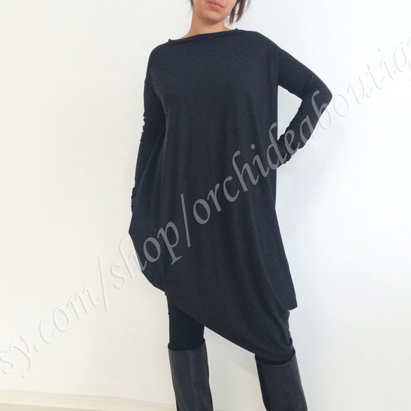 Oversized OLYA FALL asymmetrische Damenbekleidung Damen Tunika plus size Tunika plus Größe oversize Tunika Asymmetrische Tunika SALE