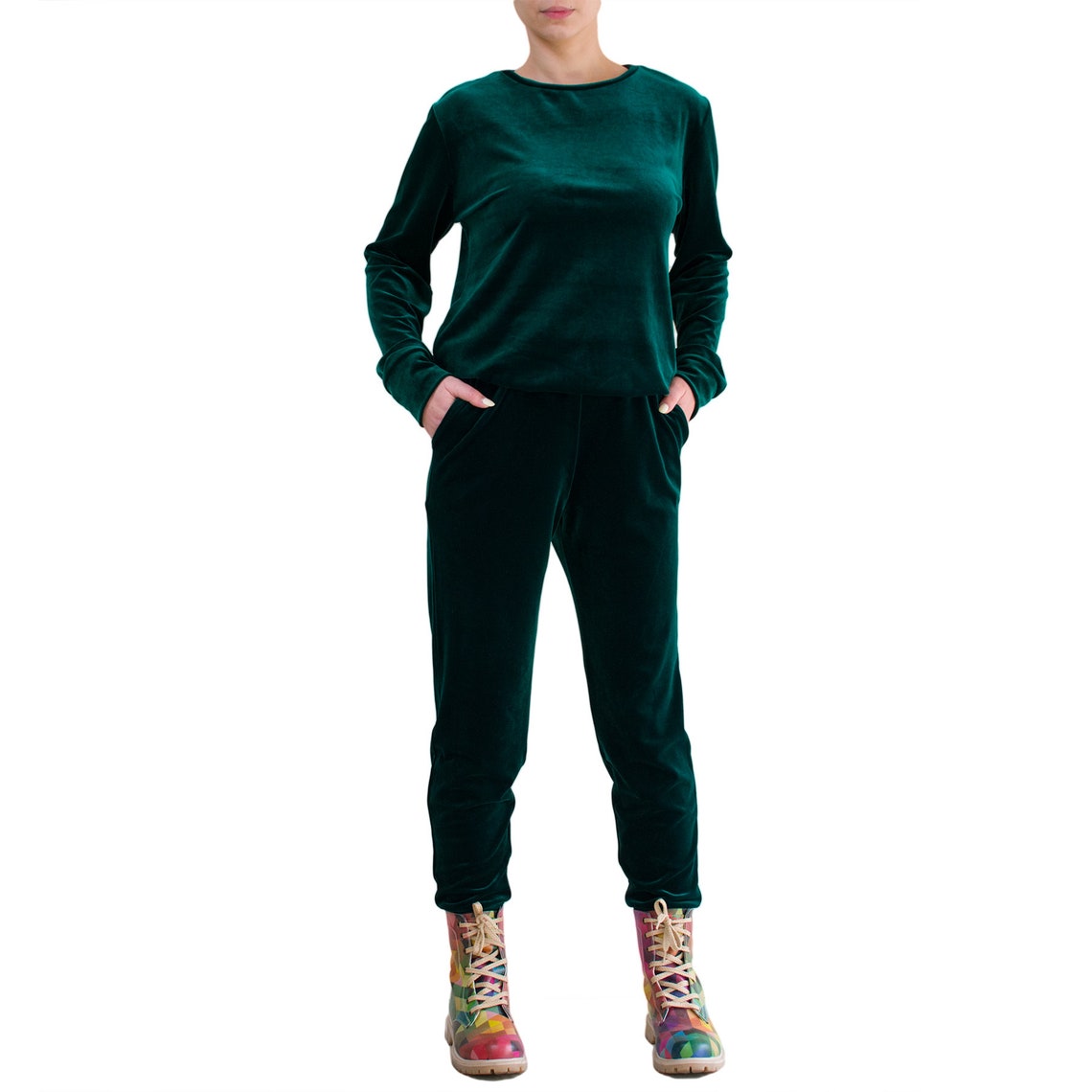 womens nike velvet tracksuit