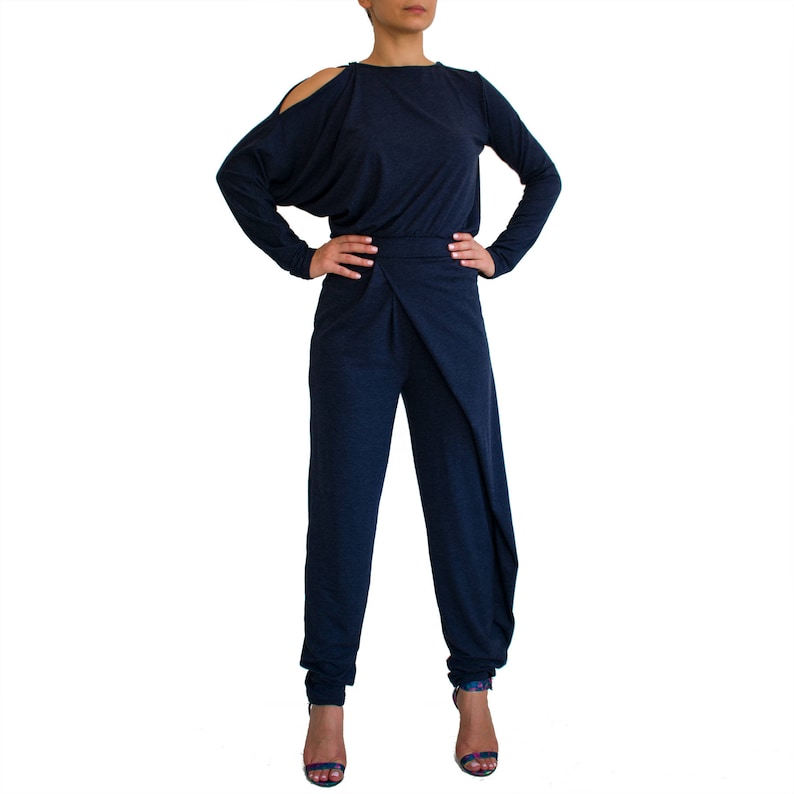 asymmetrical jumpsuit