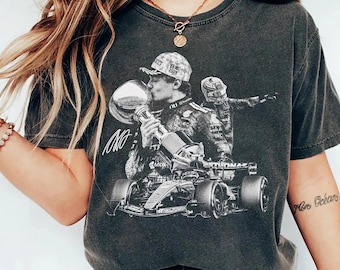 Kimi Antonelli Shirt, F1 Gift for Antonelli Fan, White Vintage Racing