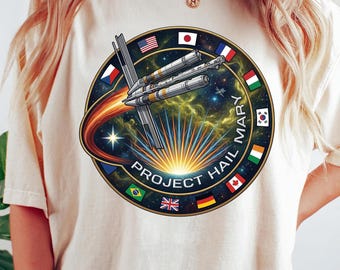 Project Hail Mary Vintage T-Shirt, Rocky Amaze Inspired Sci Fi Tee