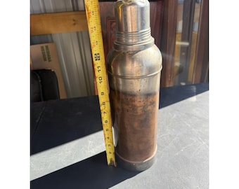Vintage Stanley Ferrostat Thermos Copper Bottle Great Barrington Mass