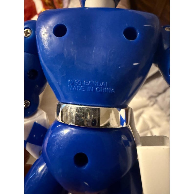 1993 Bandai Mighty Morphin Power Rangers Lot Red Black Blue Figures MMPR Bild 4