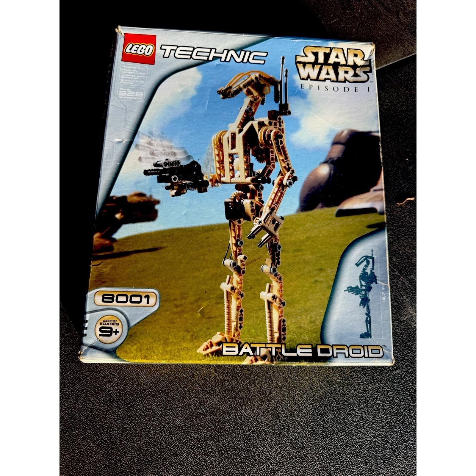 LEGO Technic 8001 Star Wars Battle Droid 1999 Sealed Bags Box 