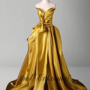 Golden Gala Dress - Etsy