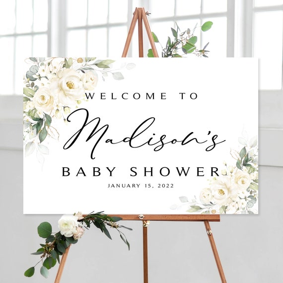 Etsy greenery hotsell baby shower