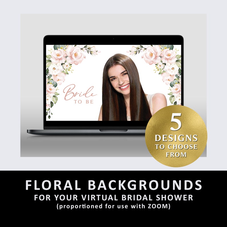Virtual Bridal Shower Zoom Bridal Shower Online Bridal Etsy