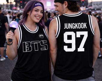 Camiseta de baloncesto de Jungkook de BTS del 97, camiseta sin mangas de Kpop ARMY