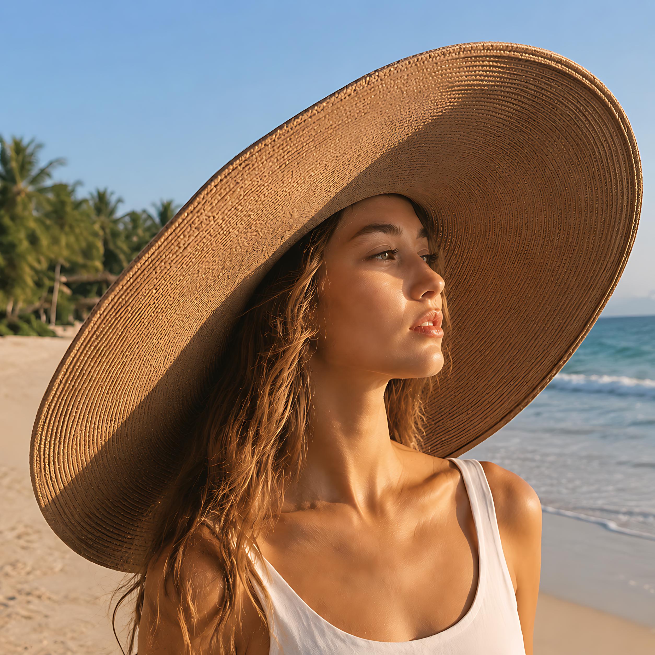Oversized Beach Hat - Etsy display picture 1