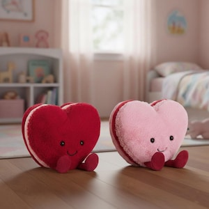 Peluche Jellycat Corazón Rosa – Un suave y tierno peluche con temática de amor, ideal como regalo para niños y coleccionistas.