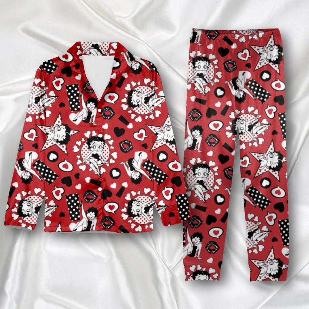 Pyjama Betty Boop Fille 12-13 Ans - Occasion état Correct