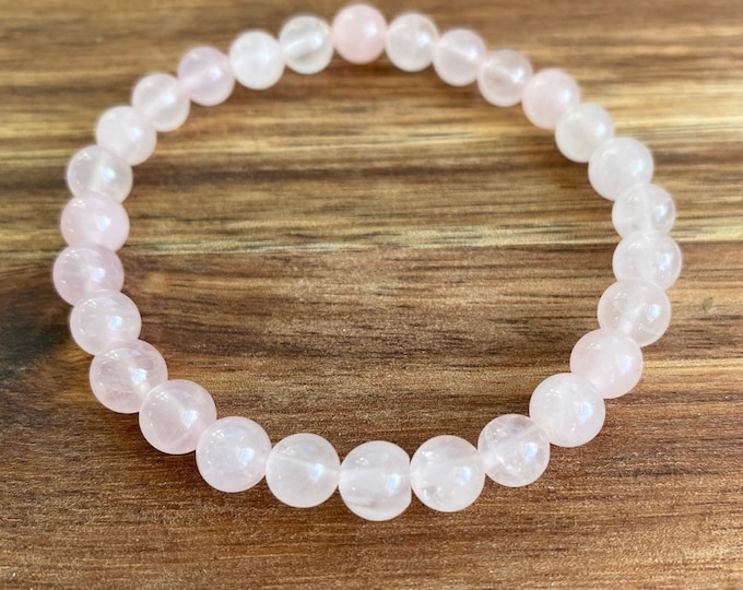 Rose Quartz Heart Chakra Bracelet