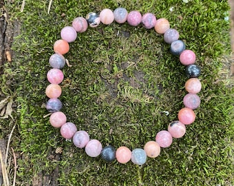 Rhodonite Heart Chakra Bracelet