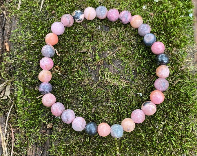 Rhodonite Heart Chakra Bracelet