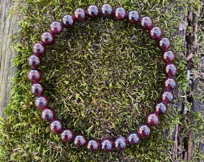 Garnet Root Chakra Bracelet