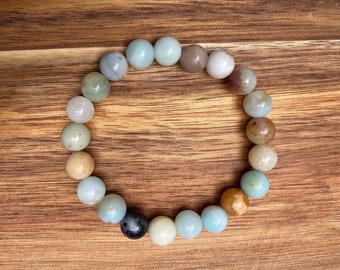 Amazonite Healing and Manifesting Bracelet