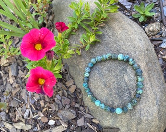 African Turquoise Chakra Bracelet