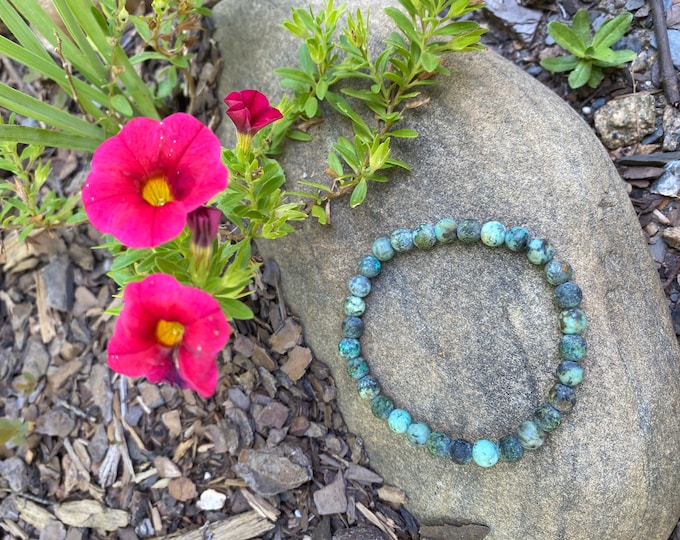 African Turquoise Chakra Bracelet