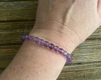 Faceted Amethyst bracelet