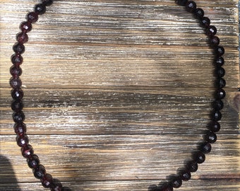 Garnet Necklace for Root Chakra