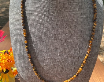 Tigers Eye Wrap Around Necklet