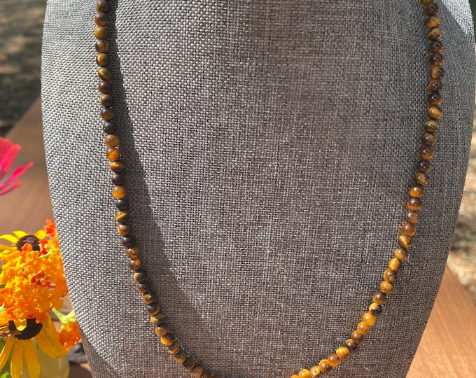 Tigers Eye Wrap Around Necklet