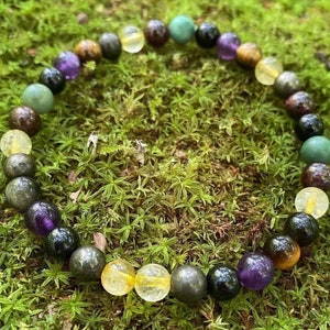 Abundance Bracelet w/Amethyst (feminine)
