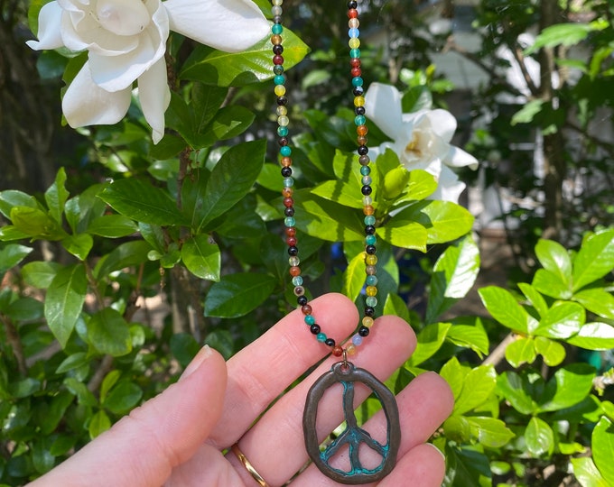 Peace Sign Choker