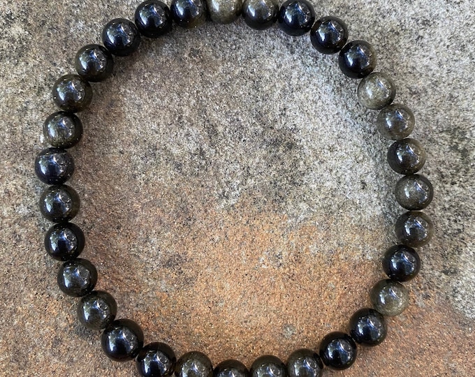 Golden Obsidian root Chakra Bracelet