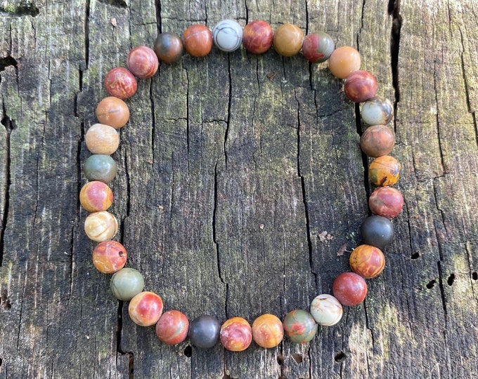 Picasso Jasper Root Chakra Bracelets