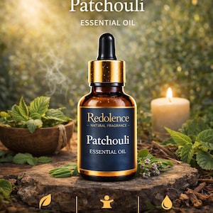 100% Pure Patchouli Essential Oil | Earthy Woody Diffuser Oil for Relaxation
