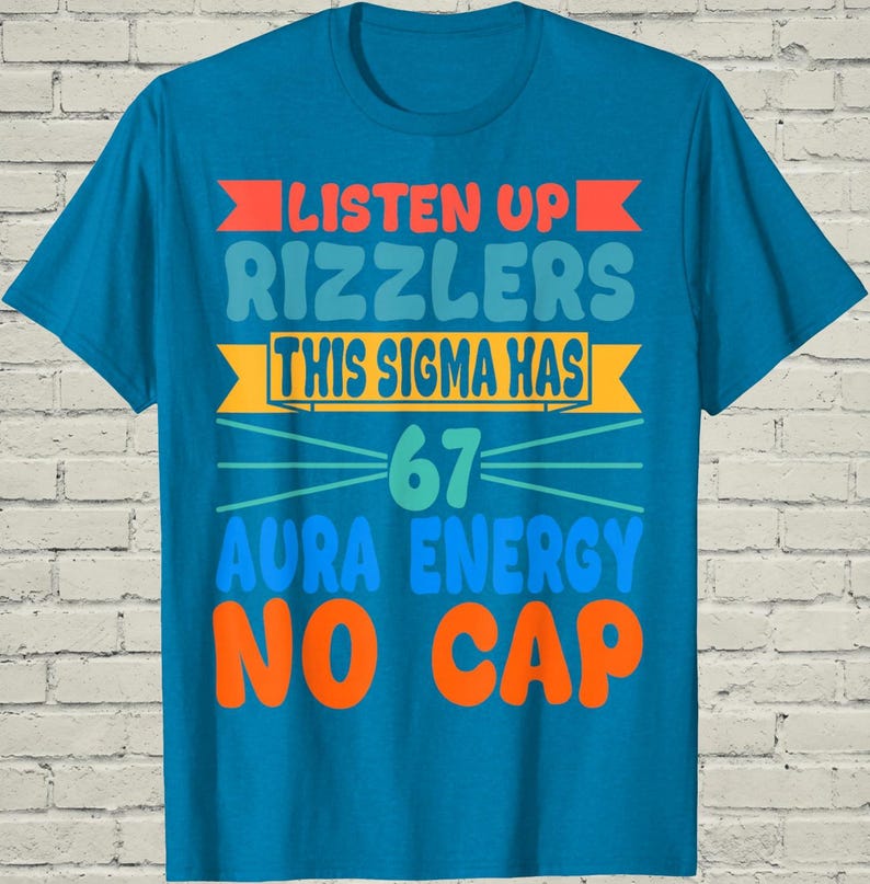 Sigma Rizzler Shirt, Funny Brainrot Tee, Birthday Gift for Teen Boy ...