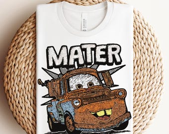 Disney Tow Mater Ready to press, Cars Tow Mater DTF, Radiator Springs DTF, Cars Movie Shirt, Disney Cars Transfer, McQueen & Friends DTF