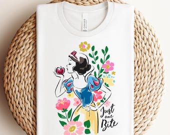 Disney Snow White DTF Transfer,Princess Snow White Ready To Press,Princess Watercolor DTF Transfer,Disney Princesses Shirt,Disney Girls Trip