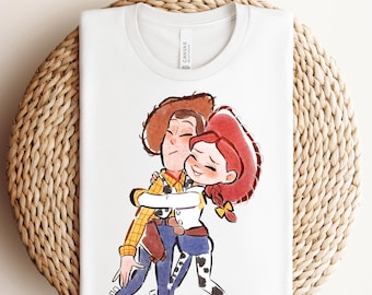 Toy Story Woody And Jessie Ready To Press,Disney Toy Story Characters DTF Transfer, You've got a friend in me DTF, Disneyland Ready To Press