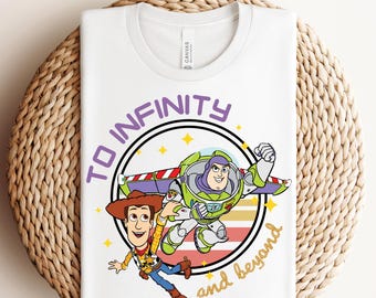 Disney Toy Story Ready To Press, Toy Story Characters DTF Transfer, To Infinity And Beyond DTF, Woody And Buzz DTF,Disneyland Ready To Press