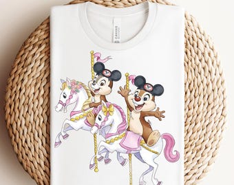 Disney Chip and Dale Ready To Press, Double Trouble DTF Transfer, Disneyland DTF, Chip And Dale Couple Shirt, Disney Family Vacation Shirt