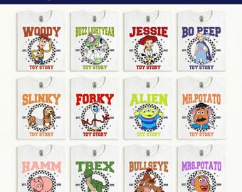 Disney Toy Story Ready To Press, Toy Story Characters DTF Transfer, You've got a friend in me DTF, Woody DTF, Disneyland Ready To Press