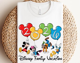 Voyage en famille Disney 2026 DTF, vacances en famille 2026 prête à imprimer, chemise Disney Magic Kingdom, transfert du château de Disney, transfert Magic Kingdom DTF
