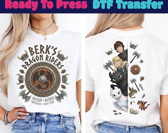 How To Train Your Dragon Ready To Press,Toothless Dragon DTF Transfer,Disney Dragons Heat Transfer,Night Fury Shirt,Disney Family Trip DTF