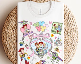 Disney Toy Story Ready To Press, Toy Story Characters DTF Transfer, You've got a friend in me DTF, Woody DTF, Disneyland Ready To Press