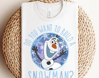 Disney Eiskönigin bereit zum Pressen, Prinzessin Elsa DTF, Elsa Anna Olaf DTF Transfer, Disney Elsa Gefrorenes Shirt, Elsa und Anna DTF, Gefrorenes Charakter-T-Shirt