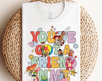 Disney Toy Story Ready To Press, Toy Story Characters DTF Transfer, You've got a friend in me DTF, Woody DTF, Disneyland Ready To Press