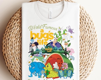 Disney A Bug's Life Ready To Press,A Bug's Land DTF,A Bug's Life DTF Transfer,Disney Princess Atta Shirt,Homeless Bug Tee,Disney Family Trip