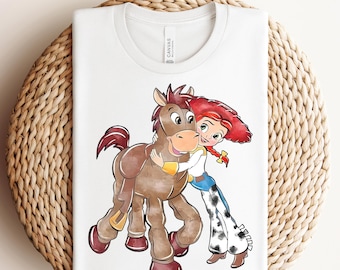 Toy Story Bullseye And Jessie Ready To Press, Disney Toy Story Characters DTF Transfer, You've got a friend in me DTF, Disney Ready To Press