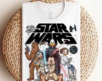 Mickey Mouse Star Wars Ready To Press,Darth Vader Mickey DTF Transfer,Galaxy's Edge DTF Transfer,Star Wars DTF,Star Wars Ship Heat Transfers