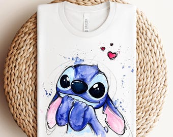Disney Stitch Ready To Press, Stitch Character DTF Transfer, Lilo And Stitch Ohana Shirt, Ohana Means Family DTF, Disneyland DTF Transfer