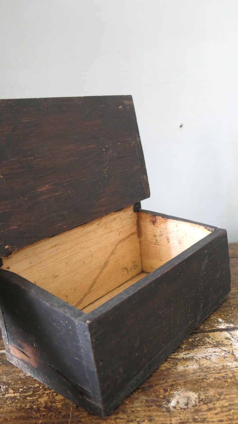 Antique Scandinavian Norwegian Wooden Wall Hanging Box - Etsy